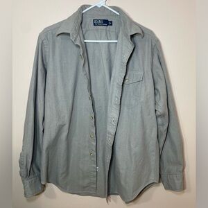 Ralph Lauren Light Gray Herringbone Shirt